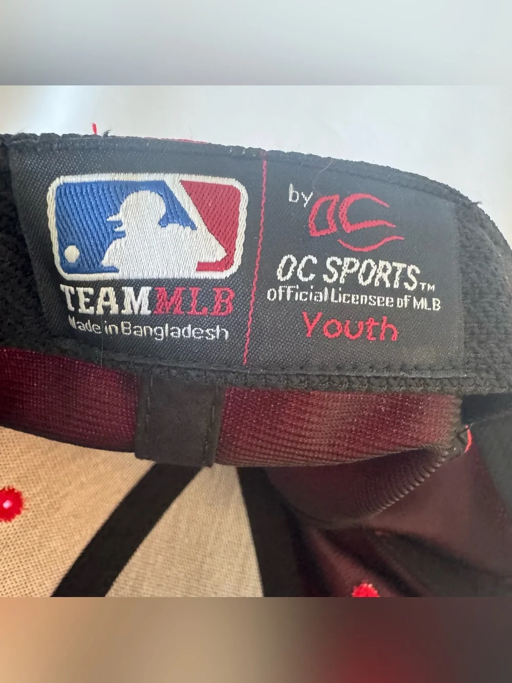 New! ST. LOUIS CARDINALS Youth Ball Cap Hat - Hook and Loop Closure